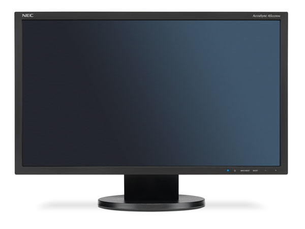 NEC 21.5" AccuSync AS222WM, Full HD, TN - monitor, Black