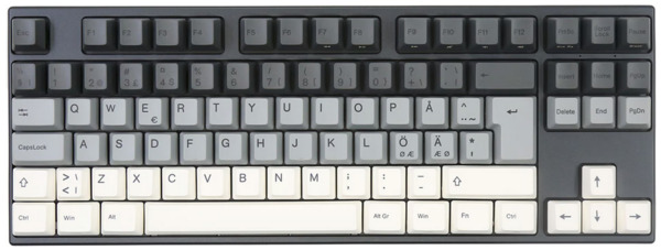 Varmilo VEA88 Yakumo V2 TKL MX Silent Red - gaming keyboard, grey/white