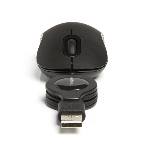 Targus - Hiiri - optinen - 3 painiketta - langallinen - USB - musta