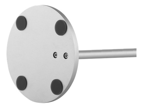 DELTACO kuuloketeline, alumiinia, liukueste, hopea