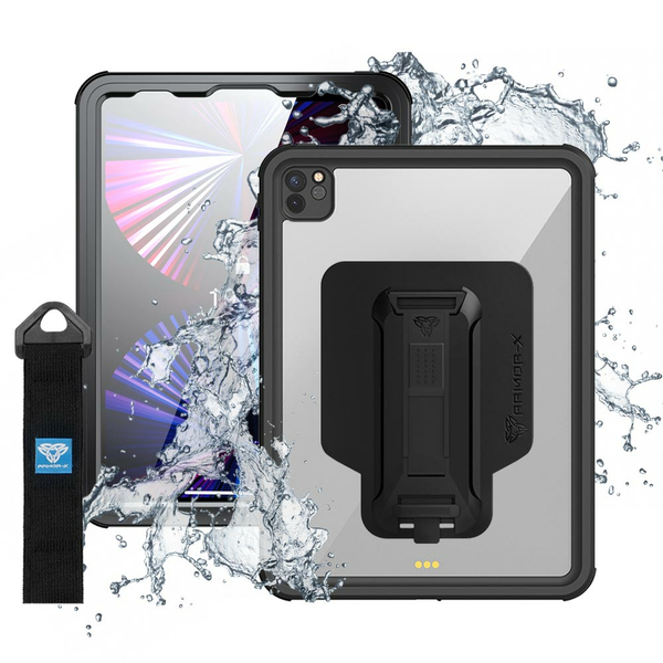 Armor-X Waterproof case for iPad Pro 11 2020/2021 Black/Clear
