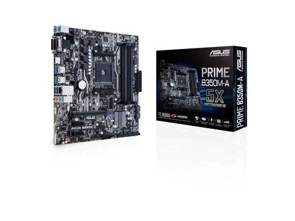 Asus PRIME B350M-A, mATX moderkort