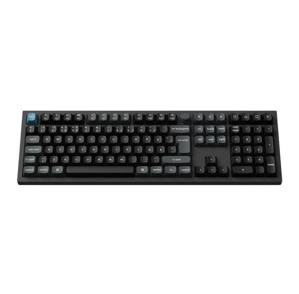 Keychron Q6 Ultra 8K -langaton mekaaninen pelin&auml;pp&auml;imist&ouml;, Silk POM Brown, musta