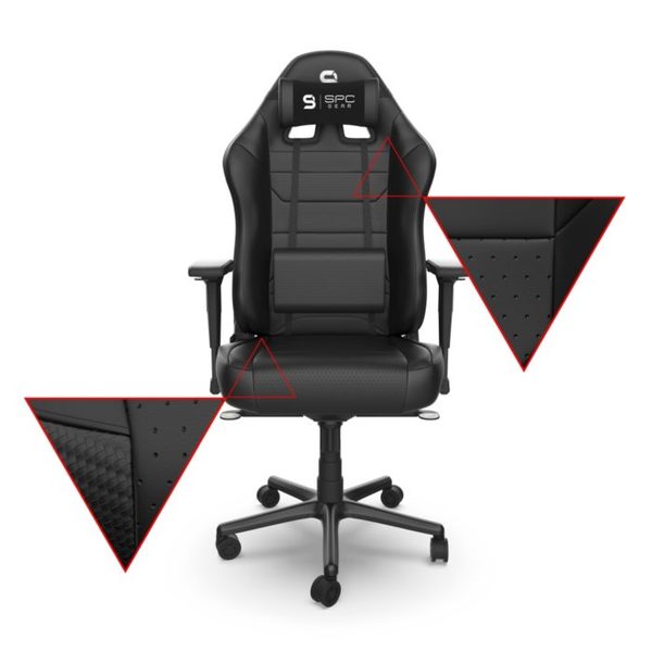 SilentiumPC Gear chair SR800 - gaming chair, black