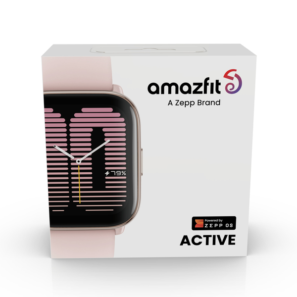 Amazfit Active 44.5mm Smartwatch, Petal Pink
