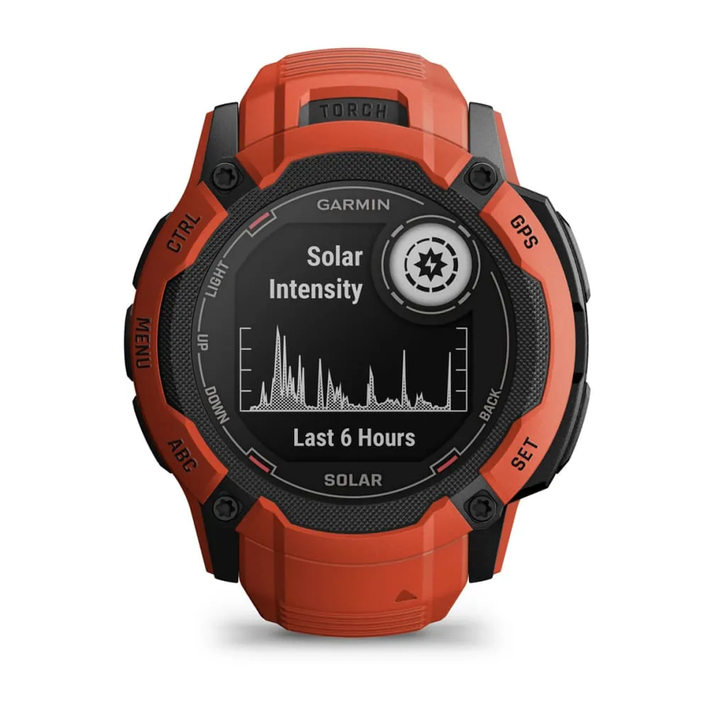 Garmin Instinct 2X Solar -GPS -  smart watch, solar red