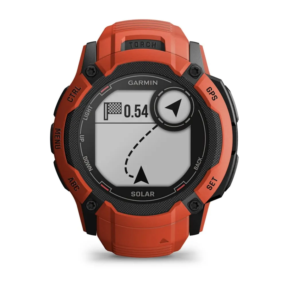 Garmin Instinct 2X Solar -GPS -  smart watch, solar red