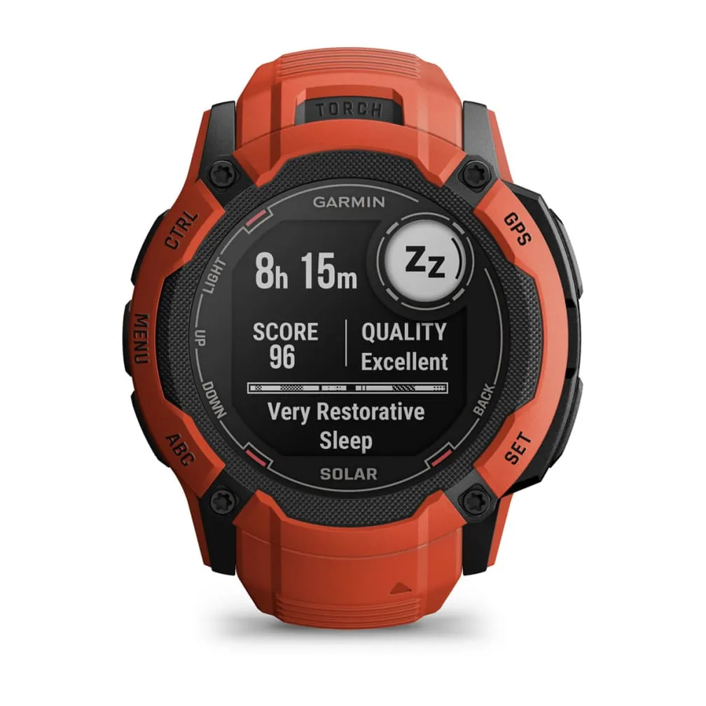 Garmin Instinct 2X Solar -GPS -  smart watch, solar red
