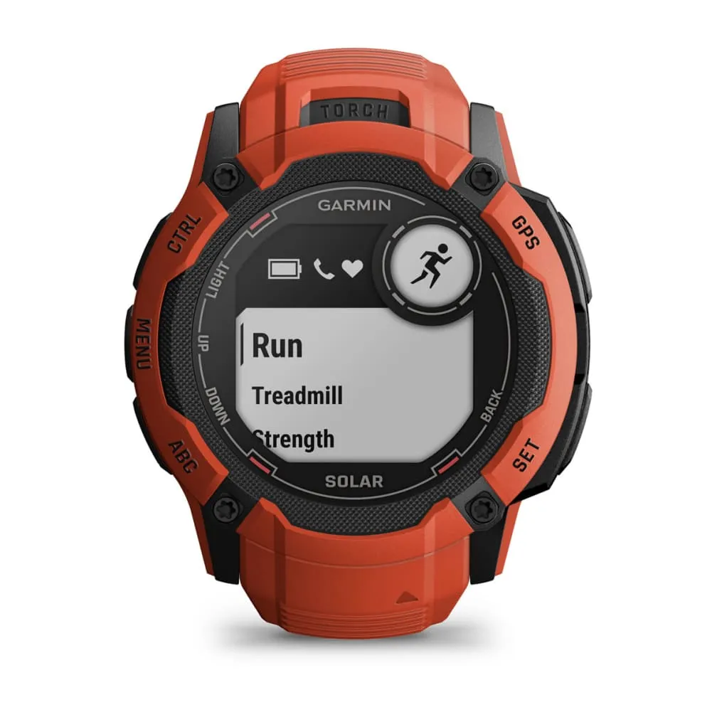 Garmin Instinct 2X Solar -GPS -  smart watch, solar red
