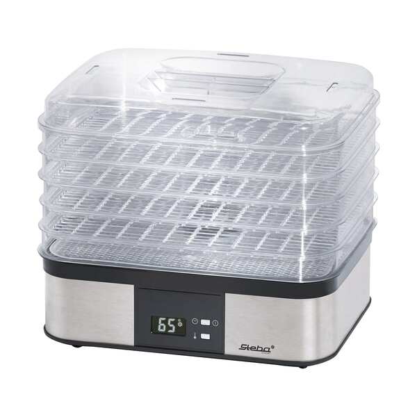 Steba ED 5 Electronic Dehydrator, 350 W, Stainless Steel/Black