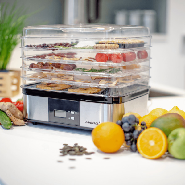 Steba ED 5 Electronic Dehydrator, 350 W, Stainless Steel/Black