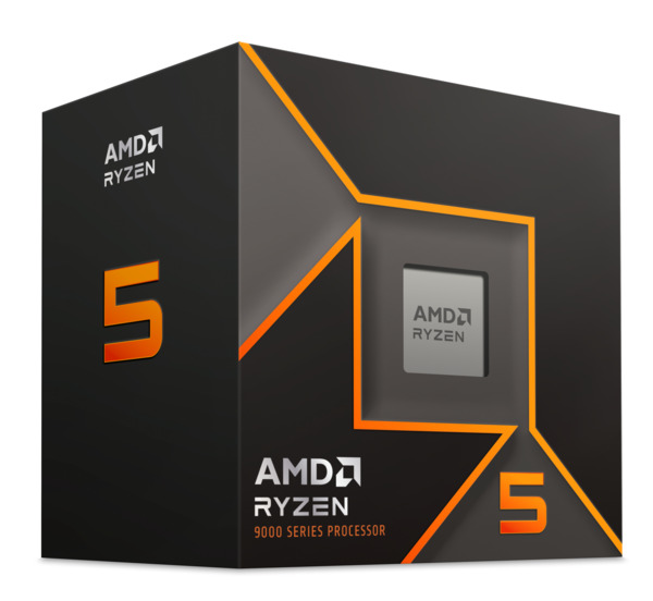 AMD Ryzen 5 9600X. 3.9 GHz, 38 MB, AM5 (No cooler incl.) - processor, boxed