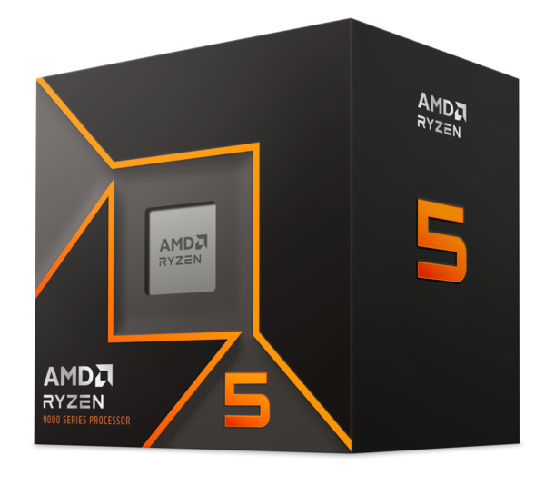 AMD Ryzen 5 9600X. 3.9 GHz, 38 MB, AM5 (No cooler incl.) - processor, boxed