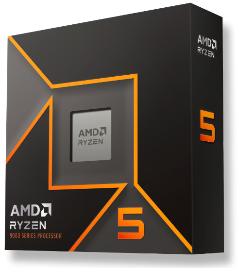 AMD Ryzen 5 9600X. 3.9 GHz, 38 MB, AM5 (No cooler incl.) - processor, boxed