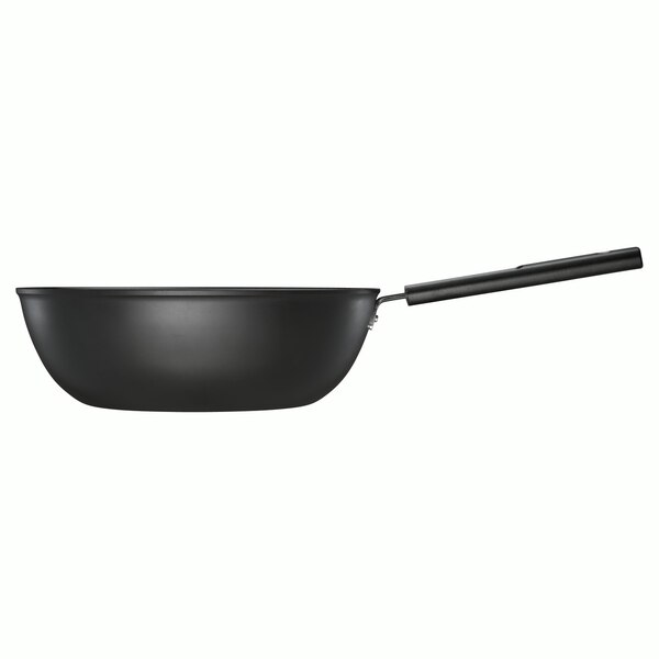 Fiskars Hard Face Wokpanna 28 cm 4,5 L svart
