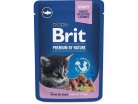 Brit Premium by Nature Kitten White Fish in Gravy, Wet food for cats, 100g
