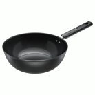 Fiskars Hard Face Wok Pan 28 cm 4.5 L Black