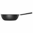 Fiskars Hard Face Wok Pan 28 cm 4.5 L Black