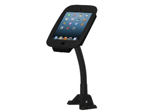 Compulocks iPad Secure Space Enclosure with Flex Arm Kiosk Black - Asennuspakkaus (varash&auml;lyttimen kotelo, joustava varsi) tuotteelle tabletti - musta malleihin