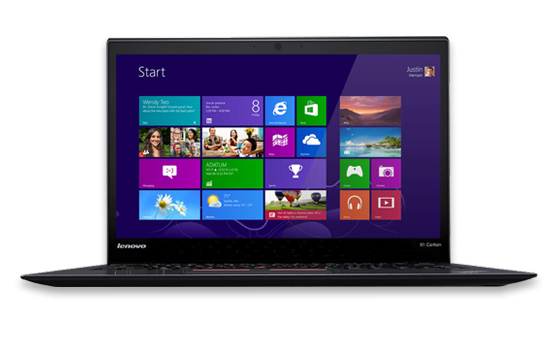 Lenovo 14" ThinkPad X1 Carbon, 256GB, Win 8.1 Pro - kannettava, musta