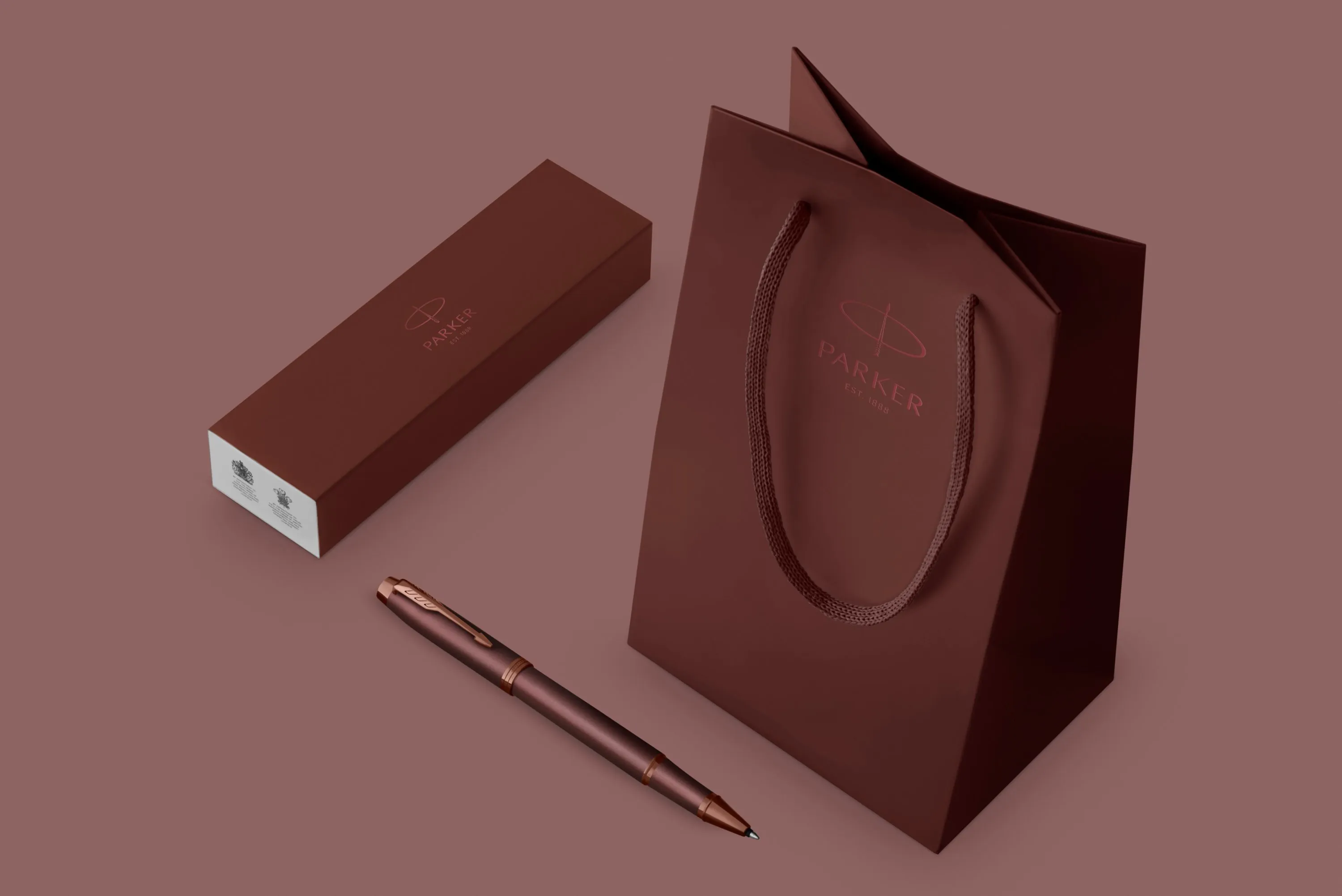 Parker IM Monochrome Burgundy Rollerball F Black ink