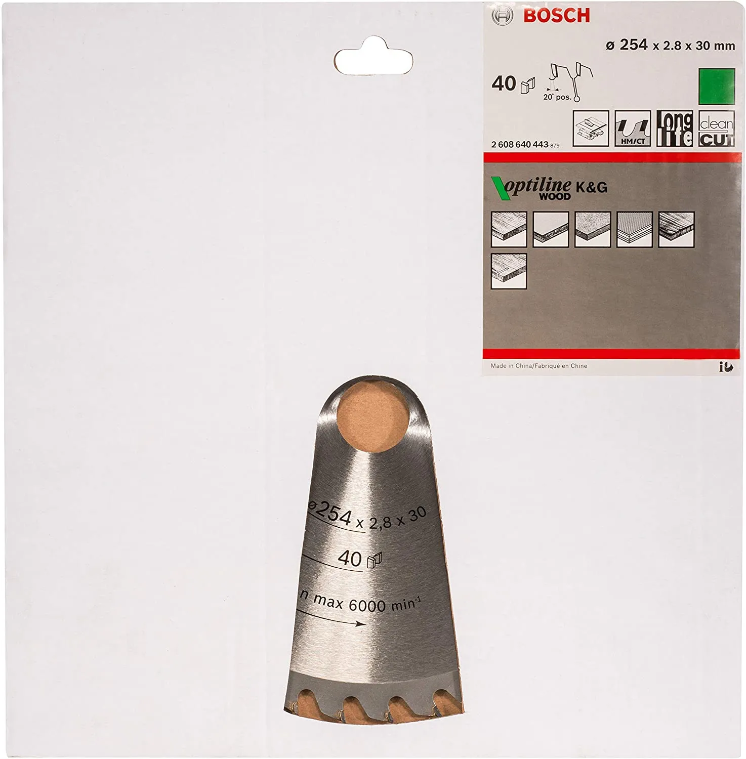 Bosch Optiline Wood  circular saw blade - f