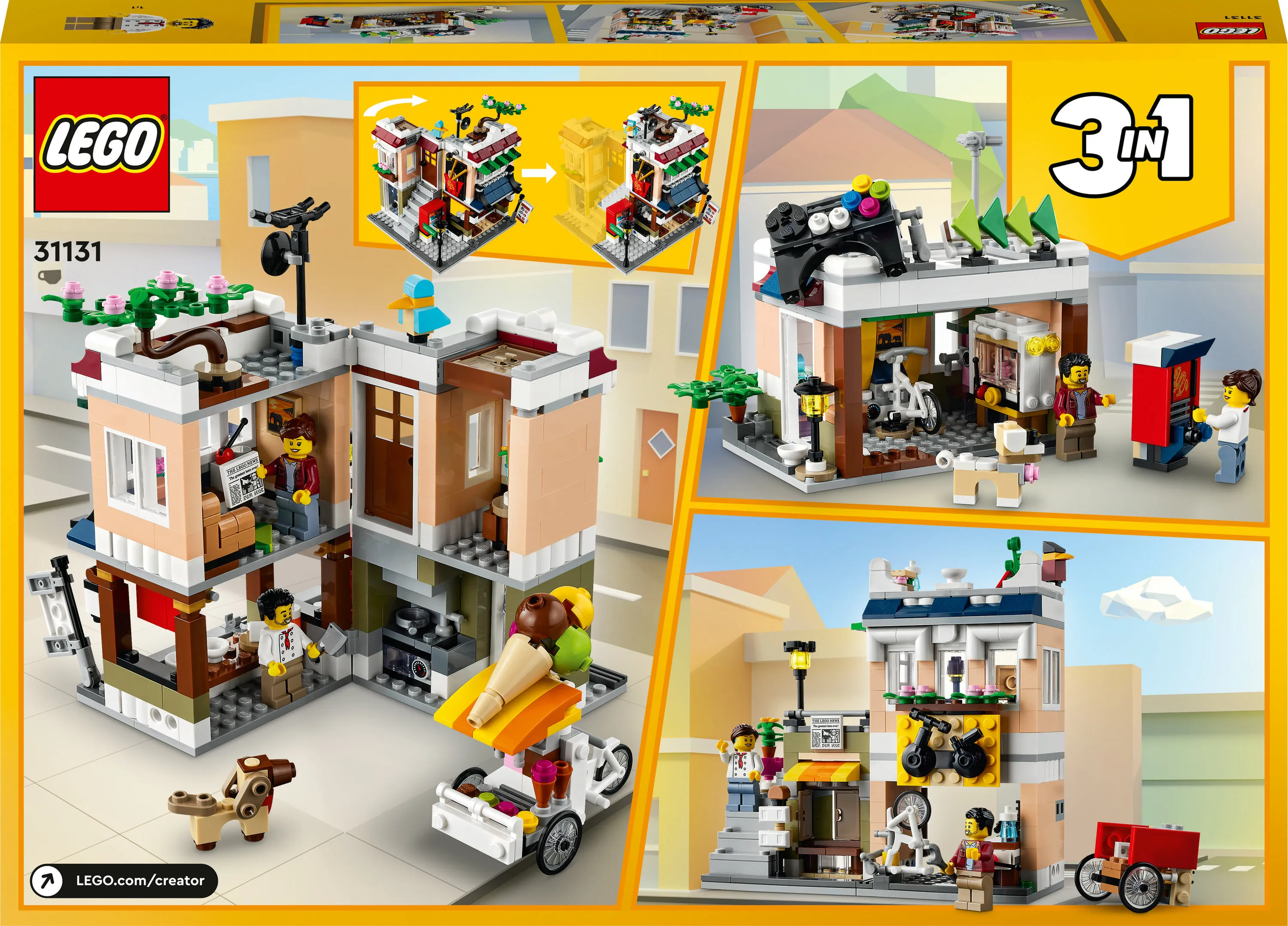 LEGO Creator 3in1 Central City Noodle Shop 31131