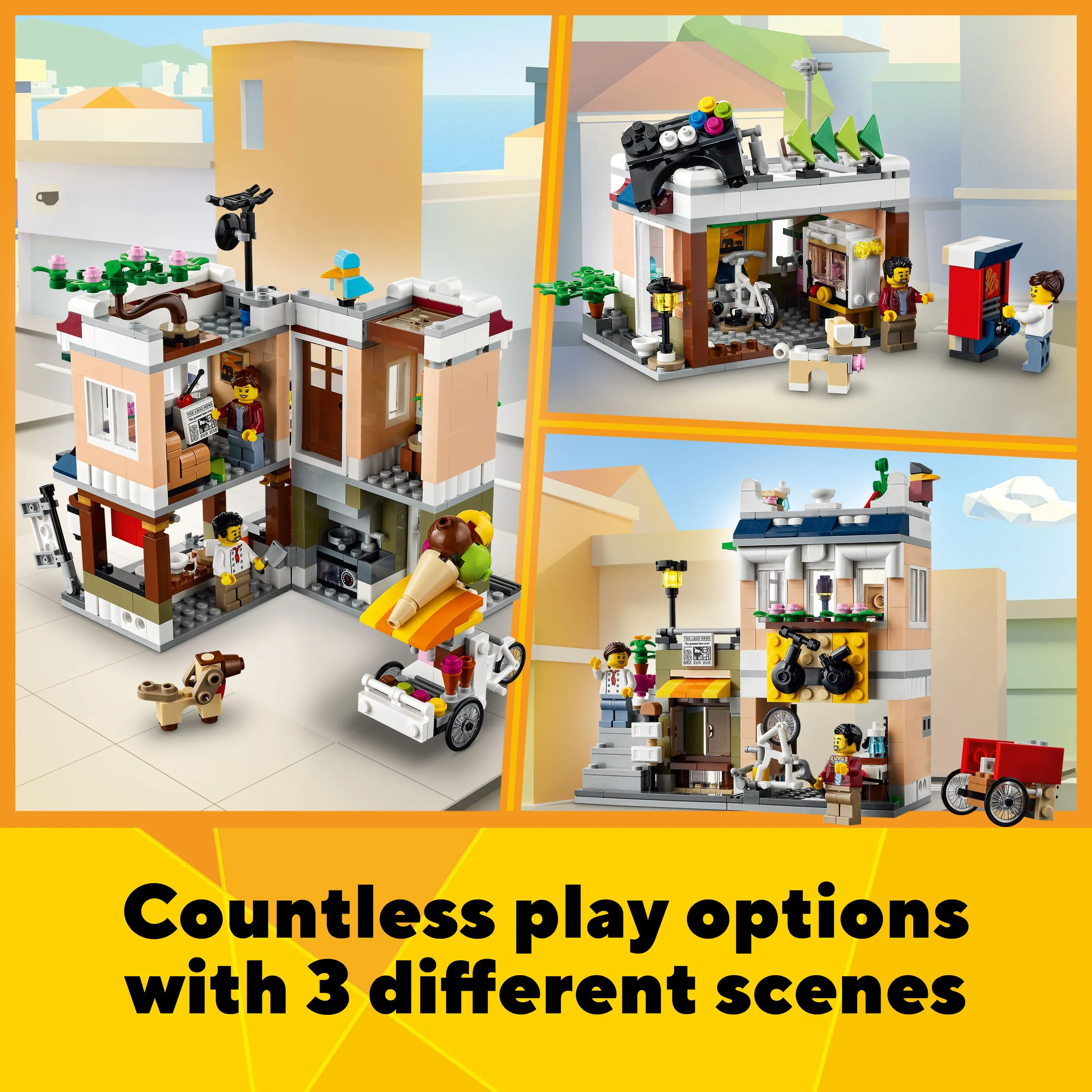 LEGO Creator 3in1 Central City Noodle Shop 31131