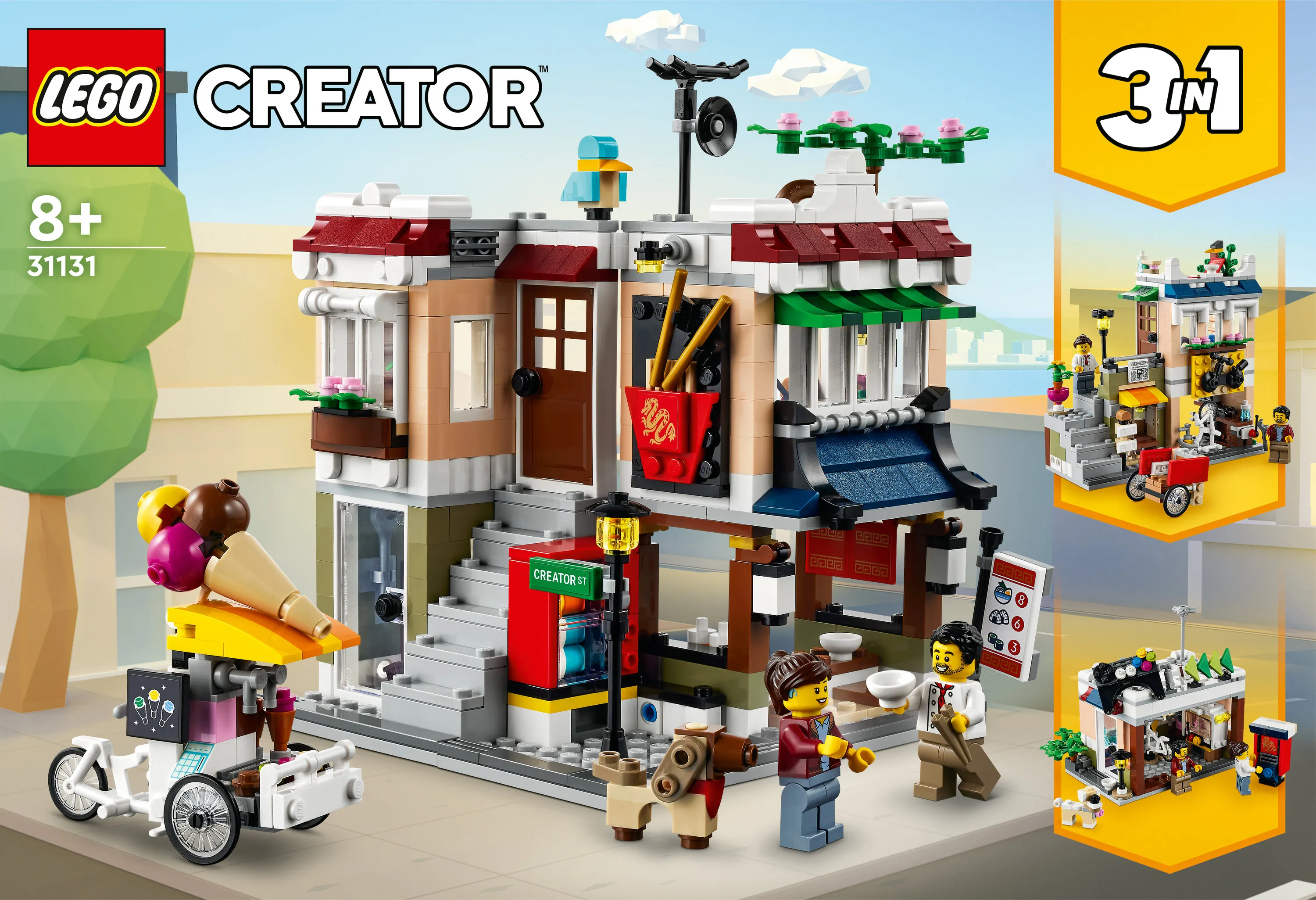 LEGO Creator 3in1 Central City Noodle Shop 31131