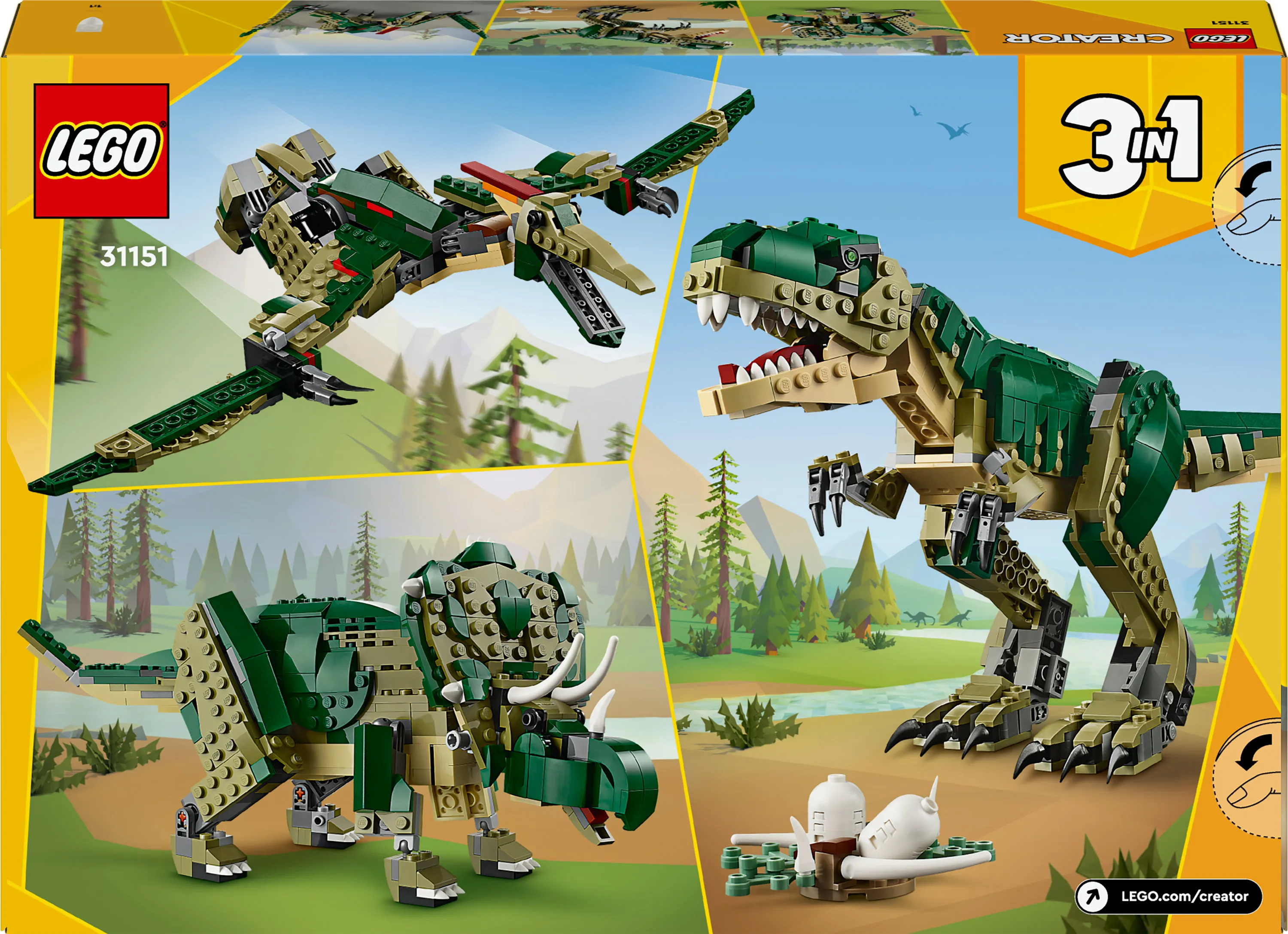 LEGO Creator 3-in-1 T-Rex 31151