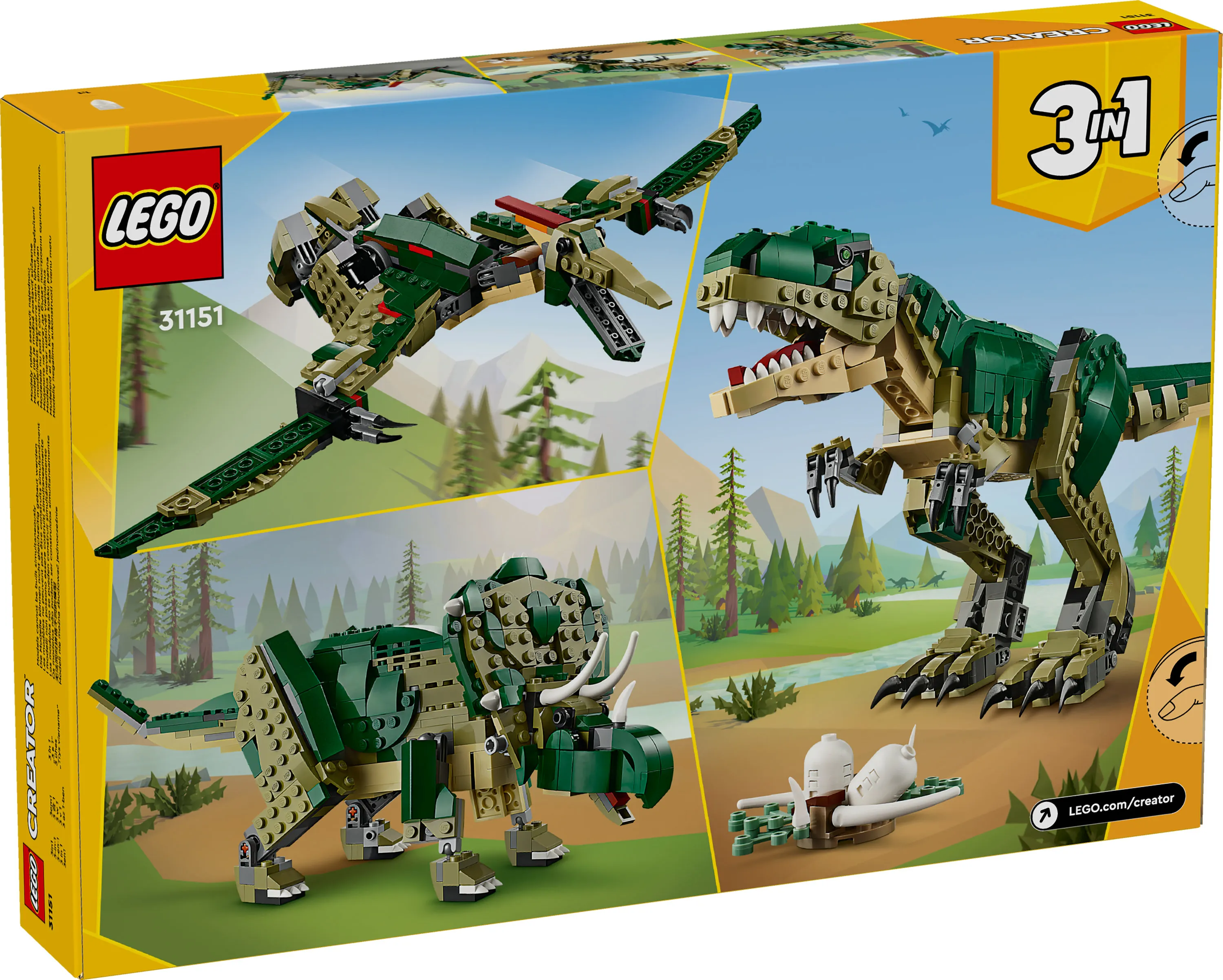 LEGO Creator 3-in-1 T-Rex 31151