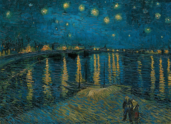 Clementoni  Museum Collection - Van Gogh Starry Night Over the Rhone - puzzle, 1000pcs.