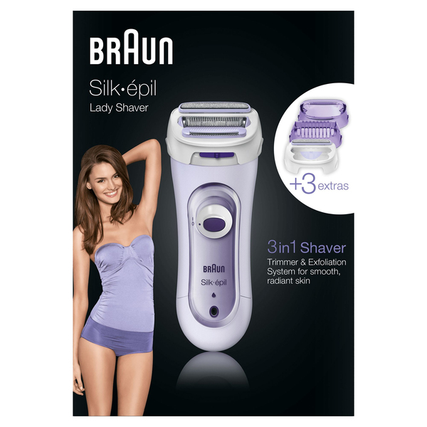 BRAUN LS5560 3-IN-1 LADY SHAVER LADATTAVA