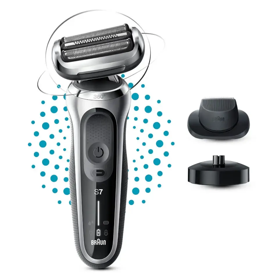 Braun Series 7 71-S4200cs - foil shaver trimmer, Black