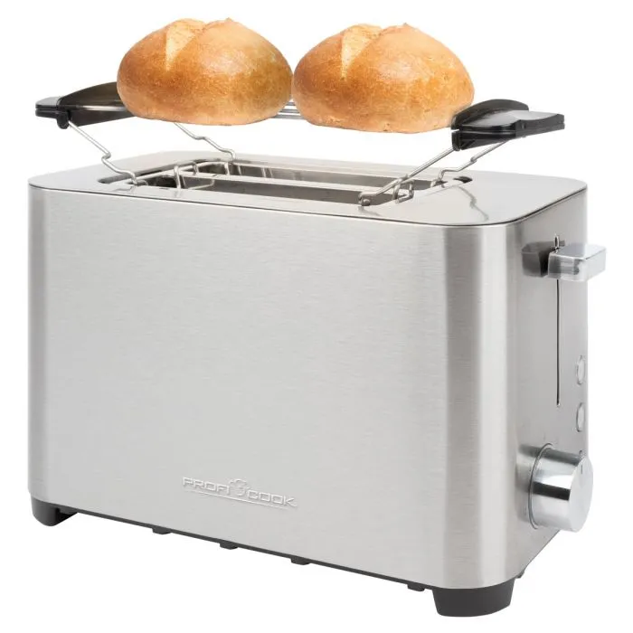 ProfiCook PC-TA 1251 Toaster, 2-slice, 750 W, Stainless steel