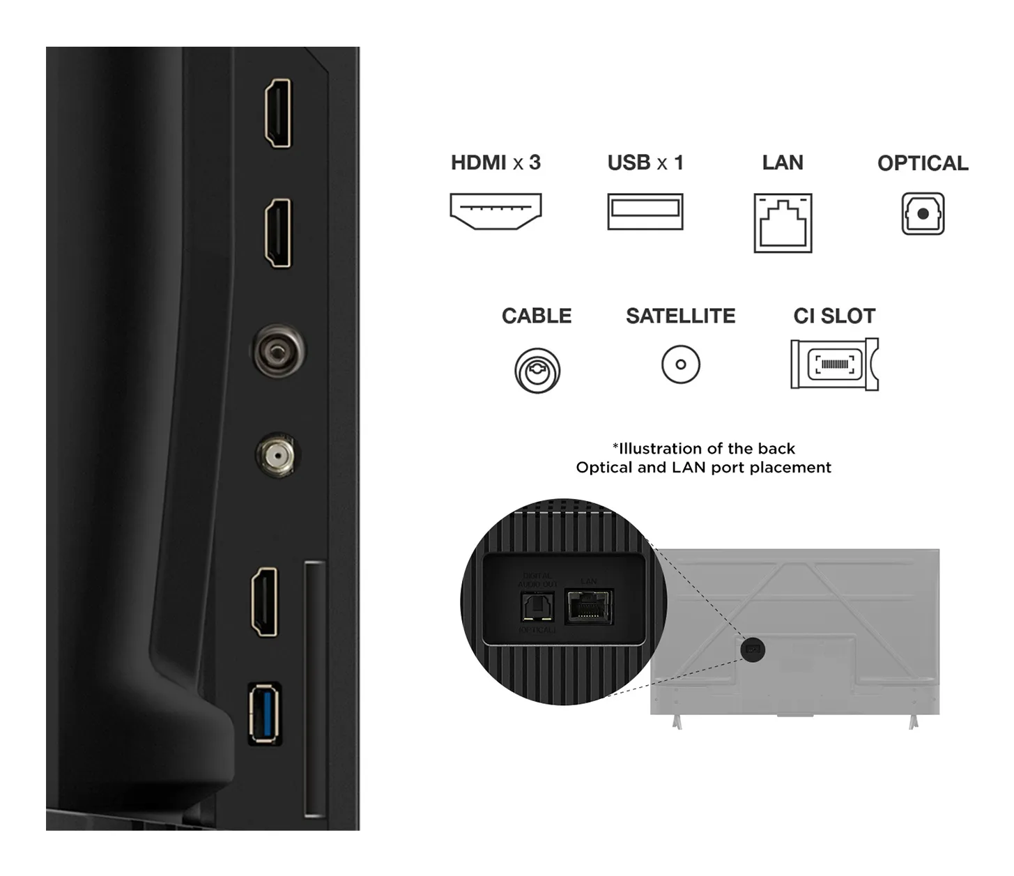 TCL P69K 50" 4K LED Google TV, 60 Hz, HDR10+