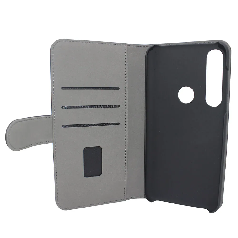 GEAR Wallet, Moto G8 Plus - Wallet Case, Black