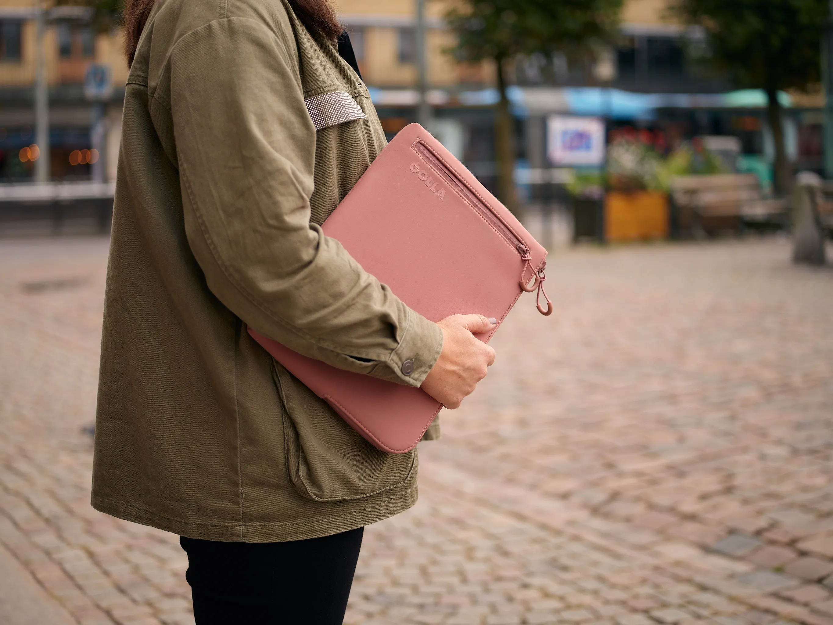 Golla Metro Neoprene - sleeve, dirty pink, 13"