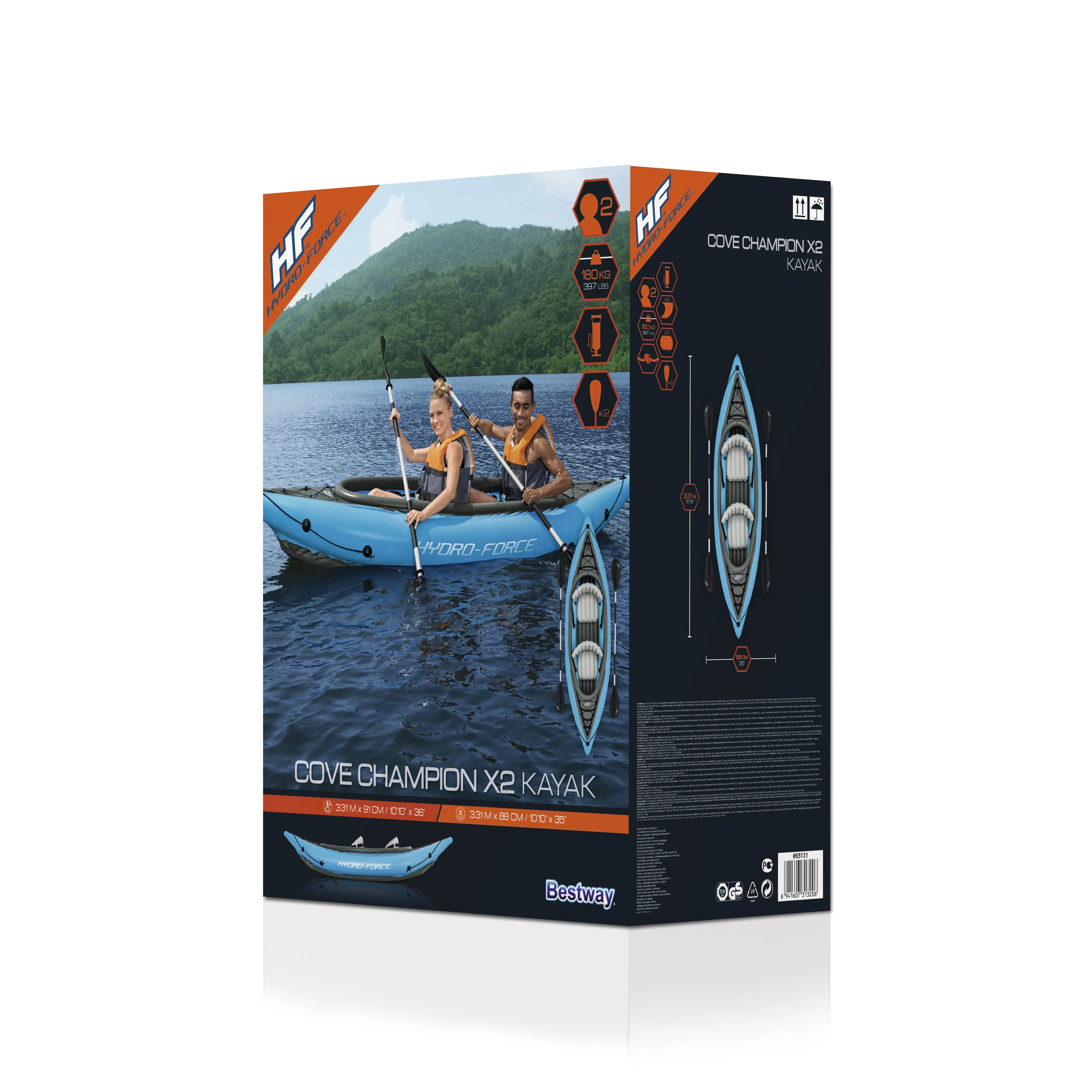 Bestway Hydro Force Cove Champion X2 - kayak, 331 x 88cm