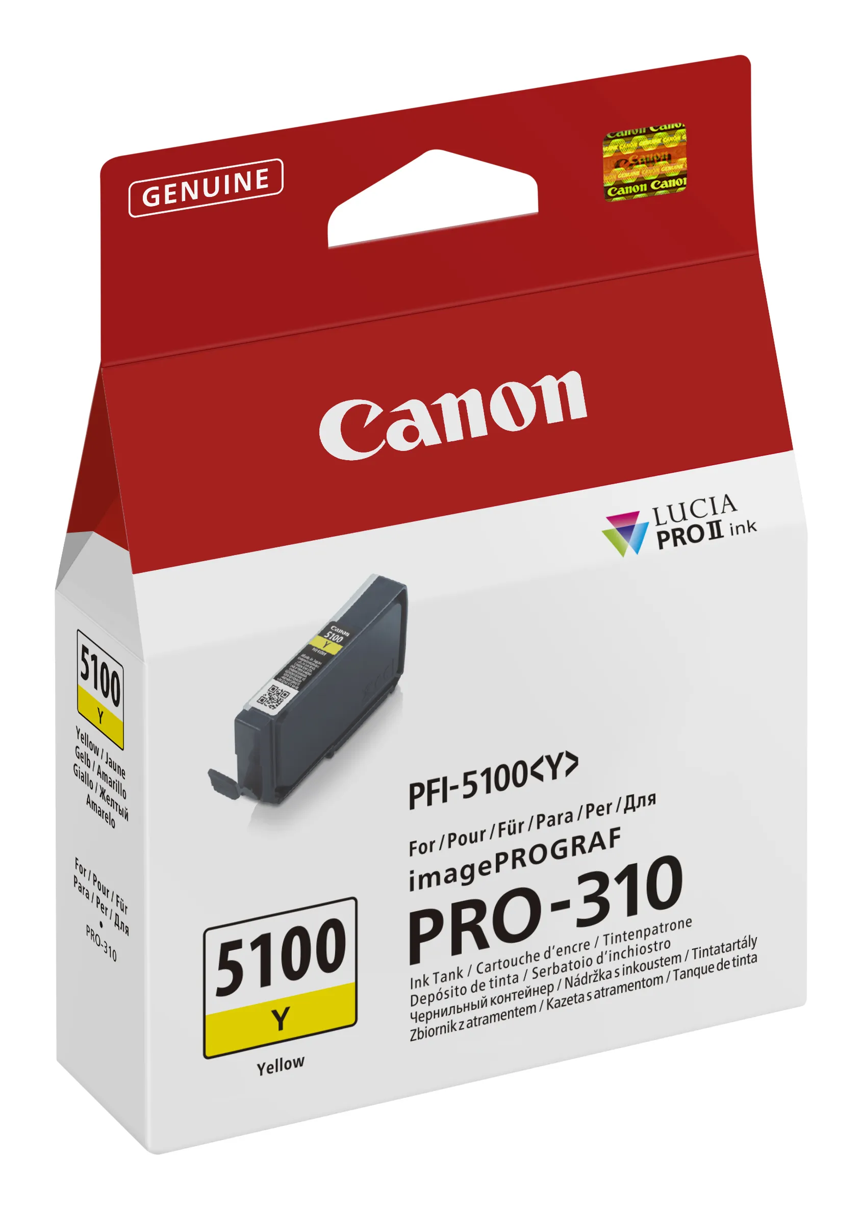 Ink/Yellow ink tank INK PFI-5100 Y EUR