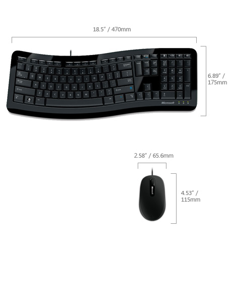 Comfort Curve Desktop 3000