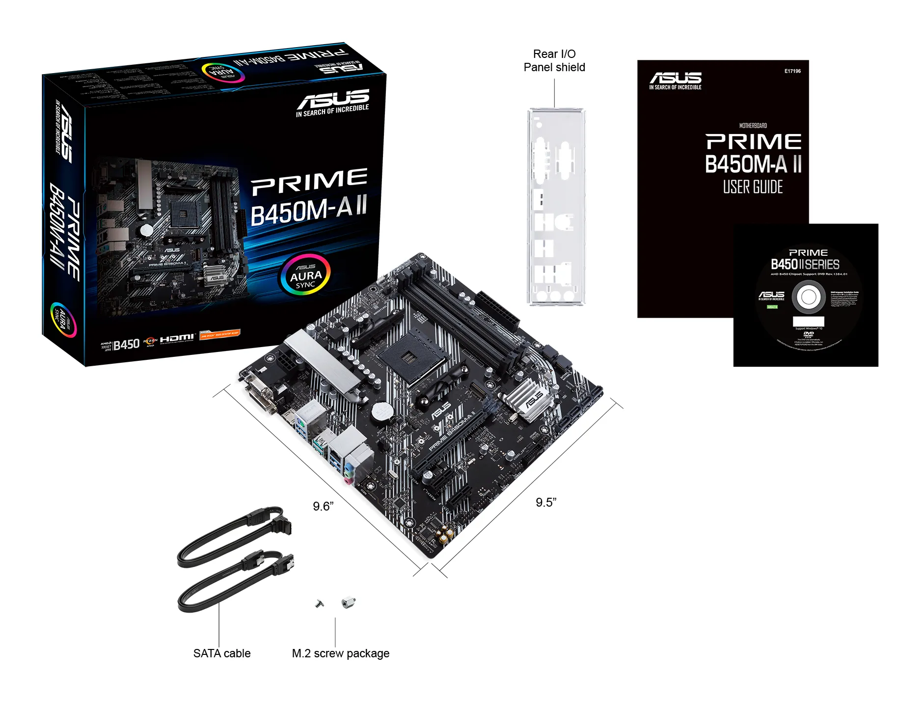 Asus PRIME B450M-A II mATX - motherboard