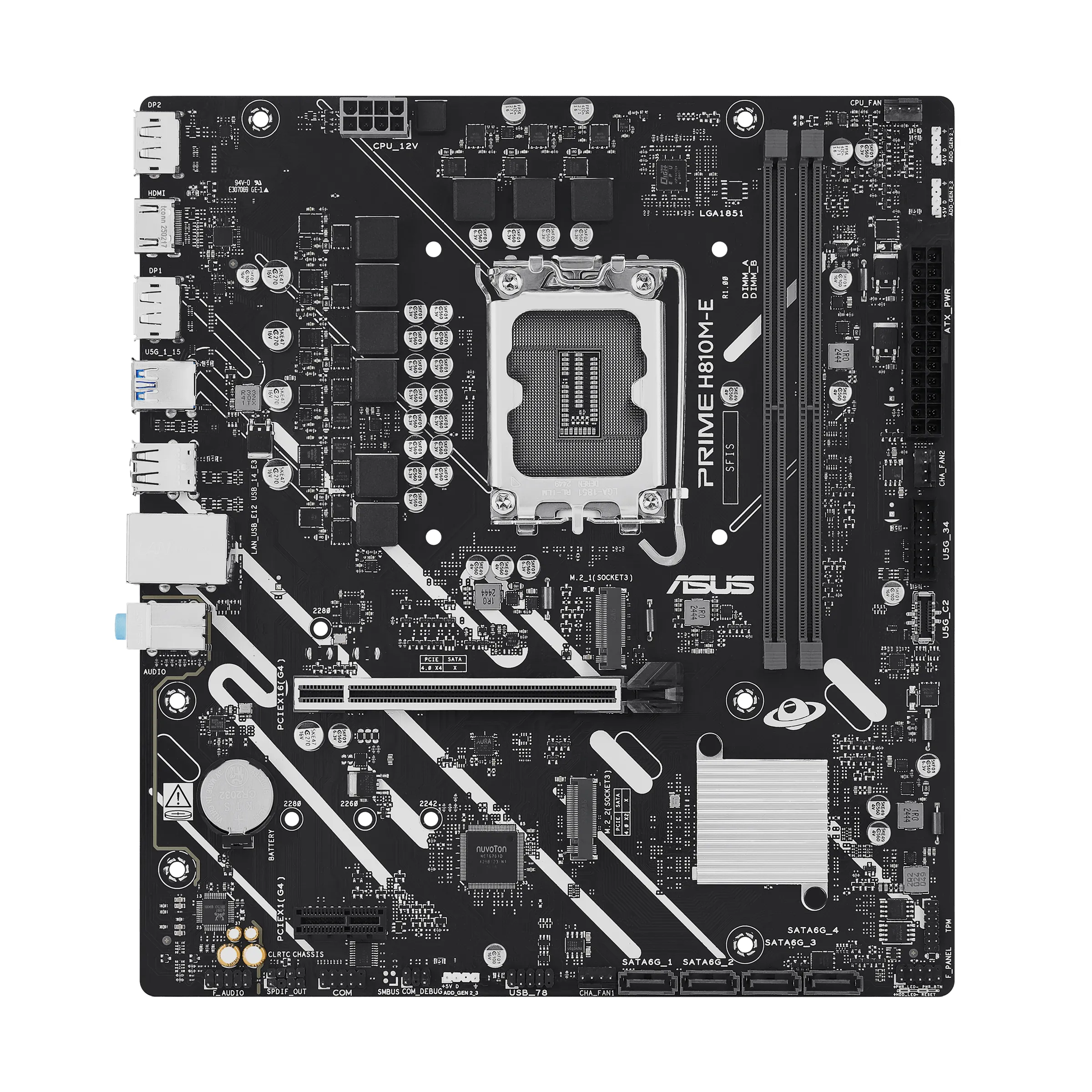Asus PRIME H810M-E-CSM LGA1851 mATX -emolevy