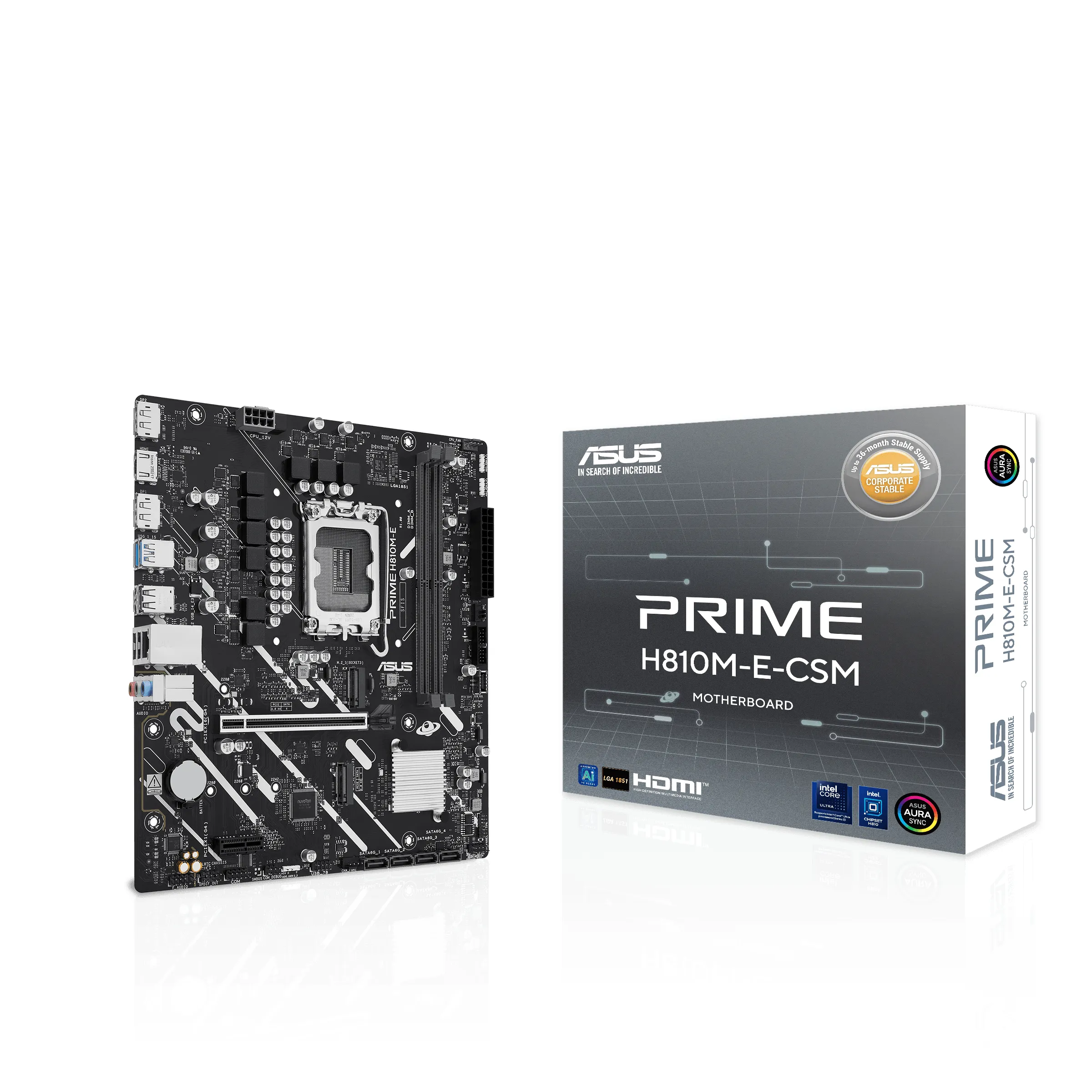 Asus PRIME H810M-E-CSM LGA1851 mATX -emolevy