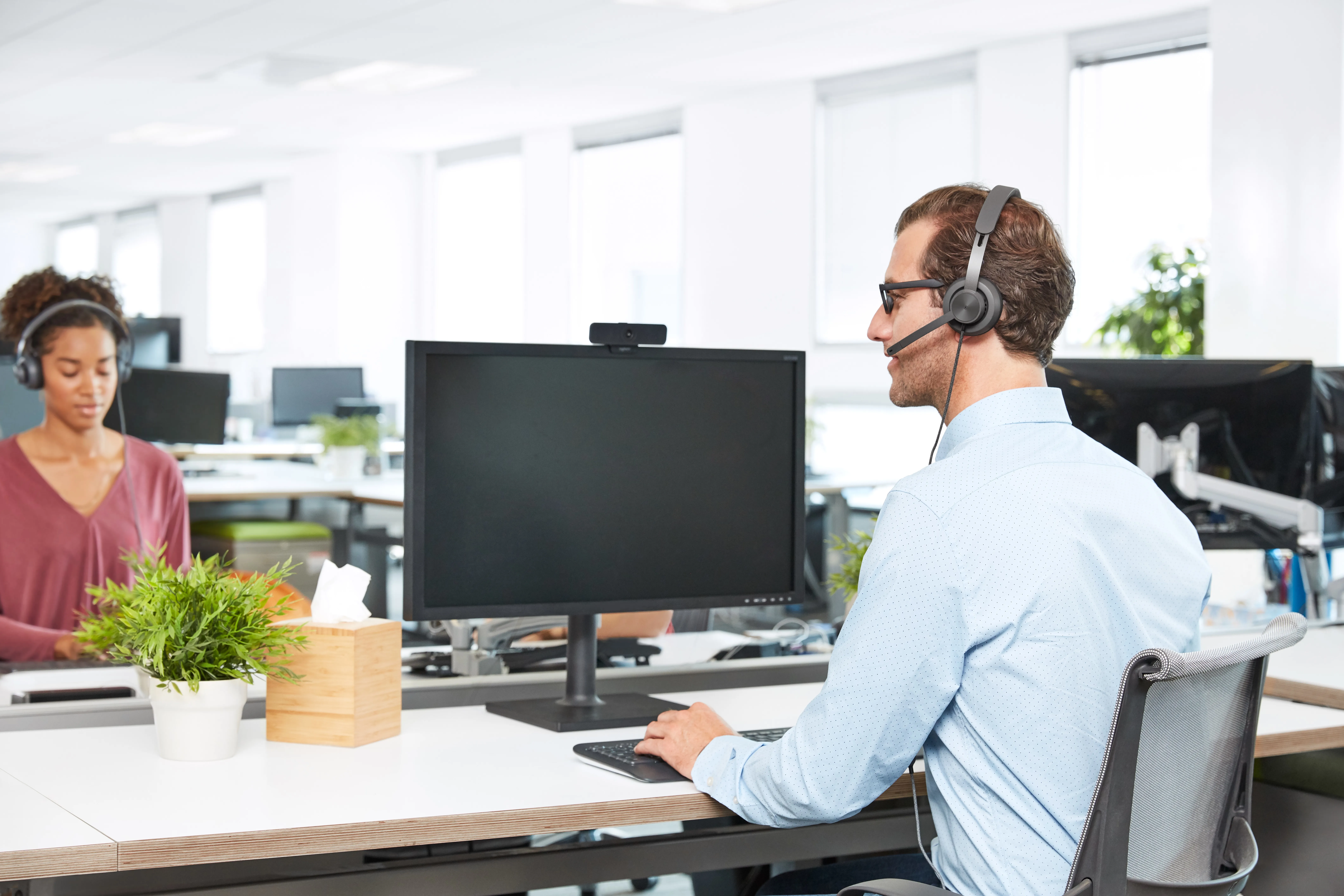 Logitech Zone Wired -headset, graphite