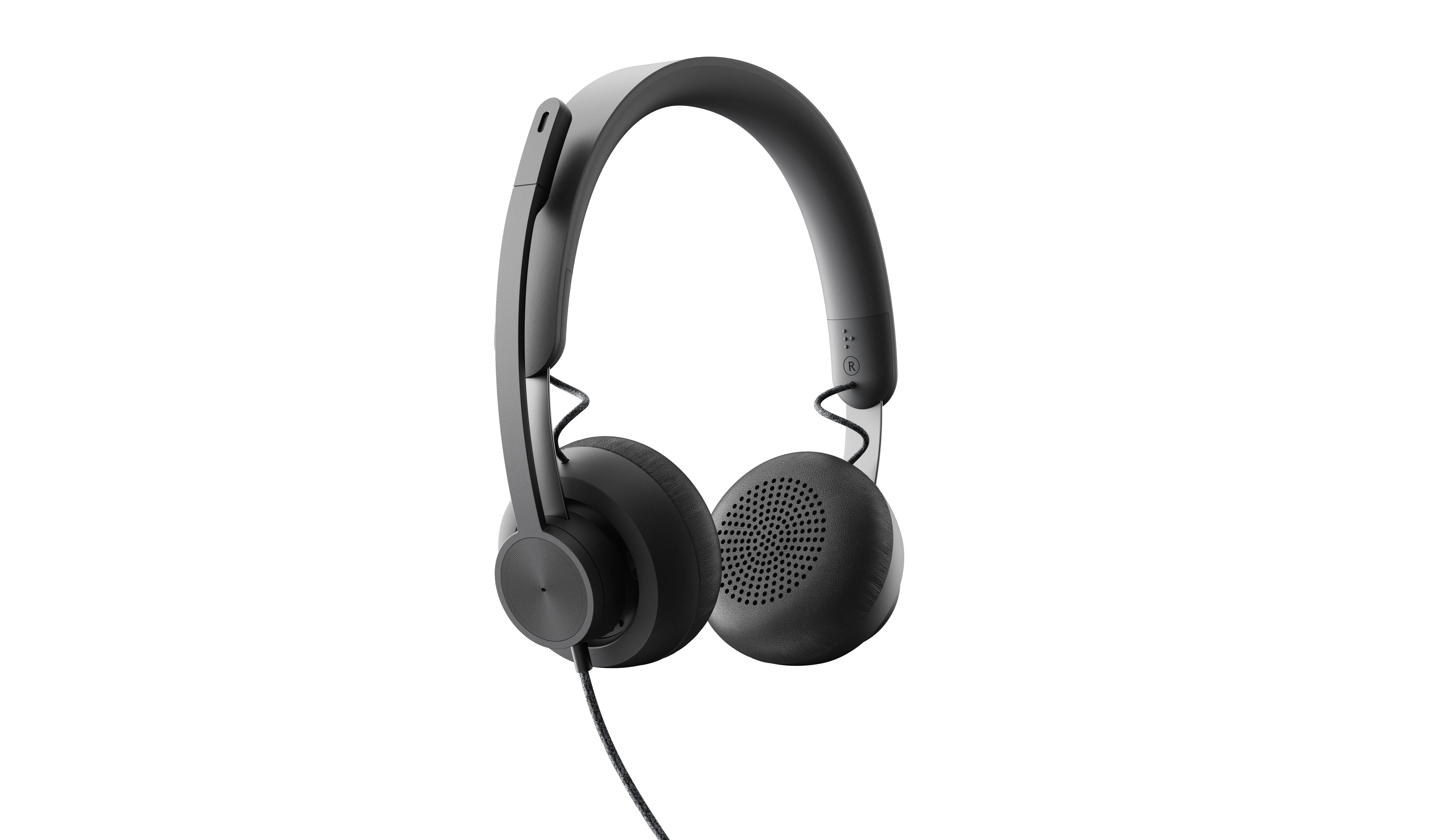 Logitech Zone Wired -headset, graphite