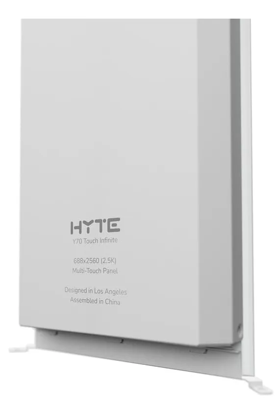 HYTE Y70 Touch Infinite 14.9-inch IPS Display Upgrade Kit, Snow White