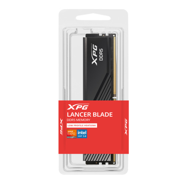 ADATA DDR5 - 16GB - 5600 - CL - 46, Single RAM (black, AX5U5600C4616G-SLABBK, XPG Lancer Blade, INTEL XMP, AMD EXPO)