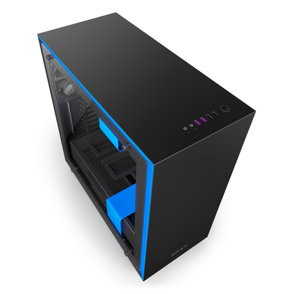 NZXT H700 - Matte Black/Blue