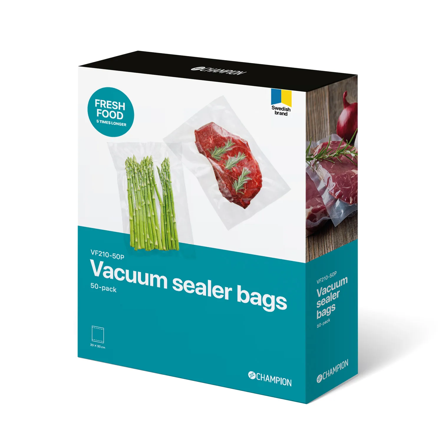 Champion Vakuumpåsar 20*30cm 50-pack